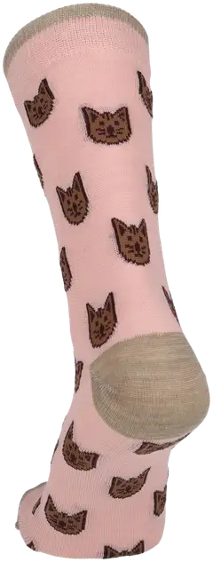 Sukkamestarit naisten merinovillasukat Kisu - Soft pink - 5