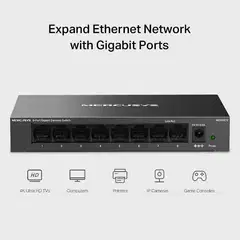 Mercusys MS108GS 8-porttinen Gigabit-kytkin - 6