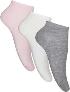 Vogue naisten sukat Bamboo Sneaker 3-pack - Rosewater - 1