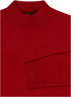 London Fog naisten neulepoolo merinosekoitetta 218L342509 - dark red - 3