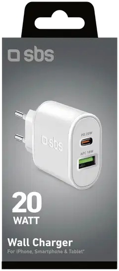 SBS matkalaturi Usb-C + Usb-A 20 W - 2