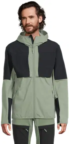 Luode12 miesten retkeily- ja ulkoilutakki 204L112655 - Oil Green - 1