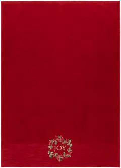 House käsipyyhe Joy Wreath 50x70 cm punainen - 1