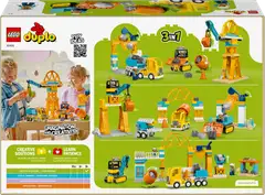 LEGO® DUPLO Town 10476 Rakennustyömaa ja työmaa-ajoneuvot 3in1 - 4