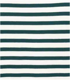 House naisten raidallinen t-paita 213H261701 - green white - 3