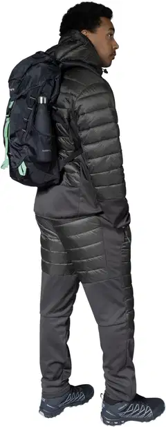 Luode12 miesten retkeily- ja ulkoiluhousut 204L112653 - dark dull gray - 10