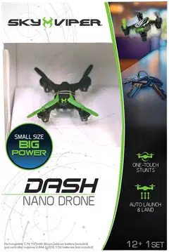 Sky Viper Dash Nano Drone -lennokki - 1
