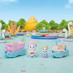 Sylvanian Families huvipuiston delfiini ja leikkilaiva - 2