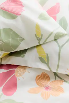 Finlayson pussilakanasetti Unelma 150X210+50X60 vihreä/valk/pinkki - 2