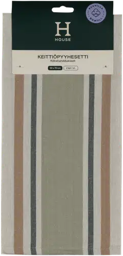 House keittiöpyyhe Stripe 50 x 70 cm 2 kpl - 1