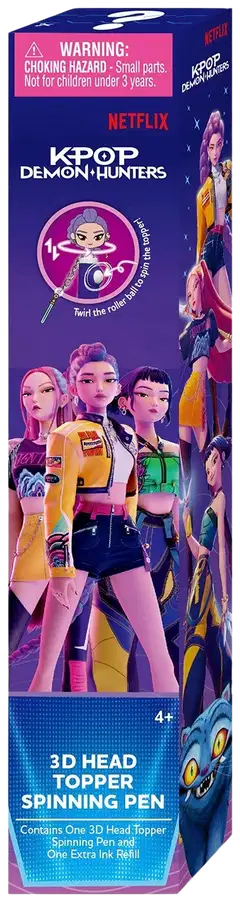 K-Pop Demon Hunters -kynä 3D pyörivä pää - 3