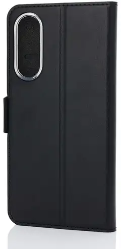 Wave Book Case, Samsung Galaxy S25 Edge 5G, Musta - 2