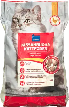 Rainbow kissan kuivaruoka, sisältää kanaa 1 kg - 1