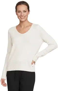 London Fog naisten villaneule 213L265001 - white - 1