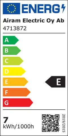 Airam LED Filamentti Sensor Vakiolamppu 7W E27 806lm - 2