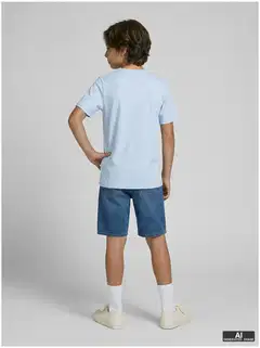 JJ Rebel lasten t-paita - Cashmere Blue - 5