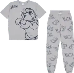 Disney Bambi lasten pyjama BI60079 - Grey melange - 1