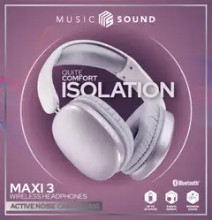 MusicSound langattomat vastamelukuulokkeet Maxi 3 liila - 2