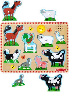 Melissa & doug Äänipalapeli Maatilan eläimet - 2