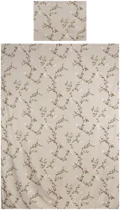 House satiinipussilakanasetti Kioto 150x210 cm beige - 1
