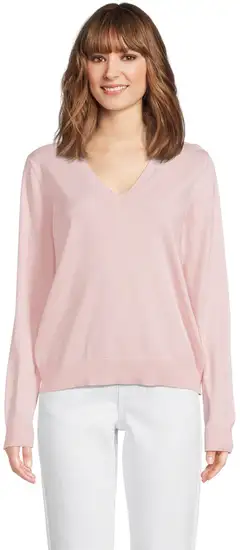 House naisten neulepaita TINA-V - Pale lilac - 1