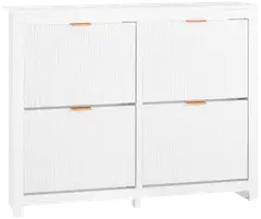 SoBuy kenkäkaappi valkoinen FSR186-II-W - 3