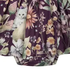 Maia family vauvojen bodymekko Kissanminttu 206371 - violetti - 3