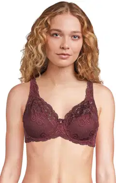 Actuelle naisten kaarituelliset rintaliivit Anna 211A332610 - Burgundy - 1