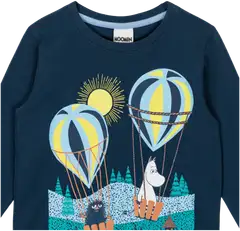 Muumi lasten paita Aamulento 591320 - tummansininen - 2