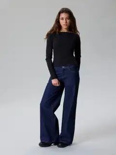 LMTD lasten farkut - DARK BLUE DENIM - 2