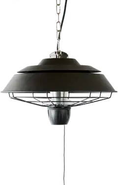 HORTUS Terassilämmitin ripustettava 1500 W, HA, Ø42 cm, musta - 6