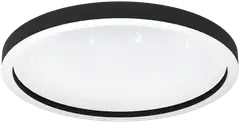 EGLO Plafondi connect.z Montemorelos-z led 34,5W Ø57cm musta/valkoinen, kristalliefekti - 1