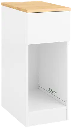SoBuy yöpöytä valkoinen FBT111-II-WN - 3
