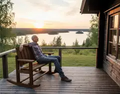 Miljöörakennus jämäkkä kahden istuttava seniorikeinupenkki tumman harmaa 116 x 131 x 113 cm - 4