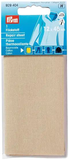 Prym korjauspaikka puuvilla 12x45cm beige - 1