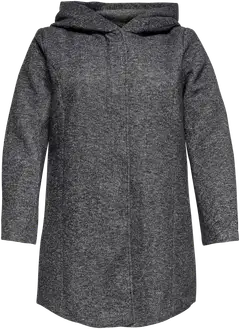 ONLY CARMAKOMA naisten kangastakki Carsedona - Dark Grey Melange - 1