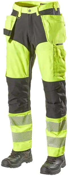 L.brador työhousut 1075pb heavy - kelta/musta - 1