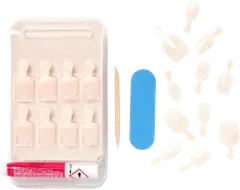 Kiss Nails Salon Acrylic Nude French 28 kpl nail kit, KAN01 - 2