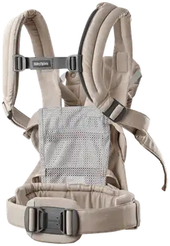 BabyBjörn vauvan kantoreppu harmony - kudottu, vaalea beige - 3