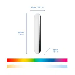 Philips Smart Lighting Gradient RGBIC -valopalkit musta 30 cm 2 kpl - 4