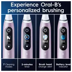 Oral-B iO 9 Rose Quartz sähköhammasharja, 2 vaihtoharjaa, 1 lataava matkakotelo - 2