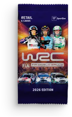 FIA WRC keräilykortit 25/26 Retail Pack - 1