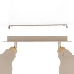 EGLO Kattovalaisin 2-os Arrefice hiekka/puu - 4