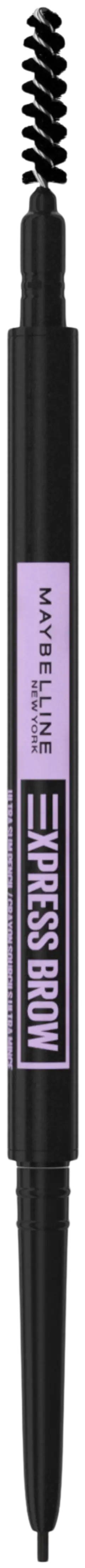 Maybelline New York Express Brow Ultra Slim 07 Black -kulmakynä 0,84g - 1