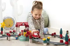 Ecoiffier - Abrick - Taajamajunarata -leikkisetti - 13