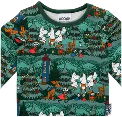 Moomin by Martinex vauvojen body Pihajuhla 590094 - VIHREÄ - 2