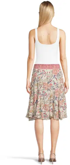 Margaux Riviera naisten hame SDSLSK013 - Pink AOP - 3