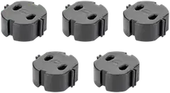 Reer pistorasian kansi 5kpl, musta - 1