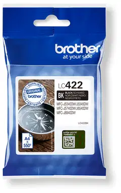 Brother mustepatruuna LC422BK musta - 1