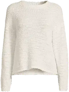 WKLY. naisten pehmeäpintainen neulepusero 213W301500 - Off White - 2